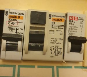 electrical circuit breaker one phase 40c